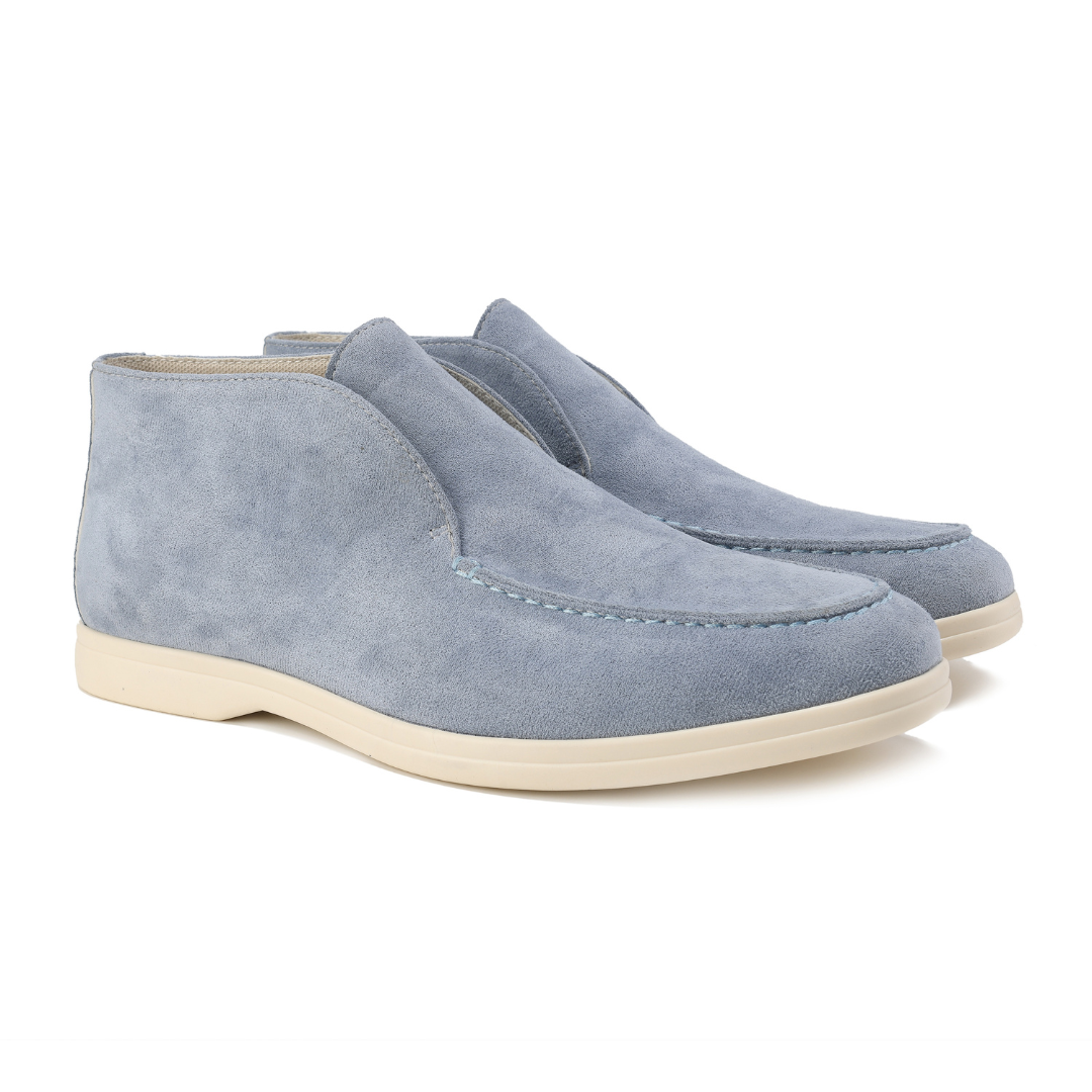 Hoge Suede Loafers