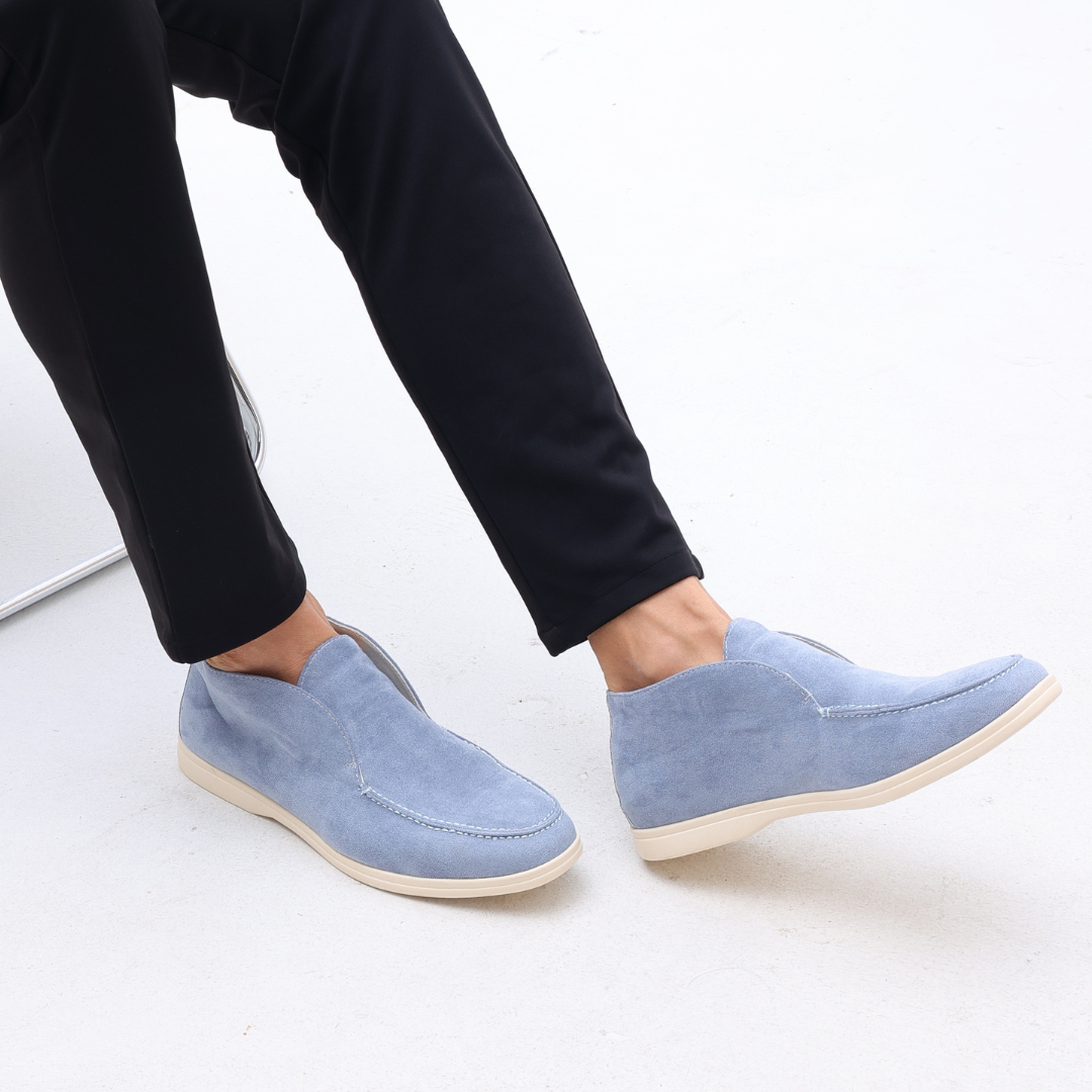 Hoge Suede Loafers