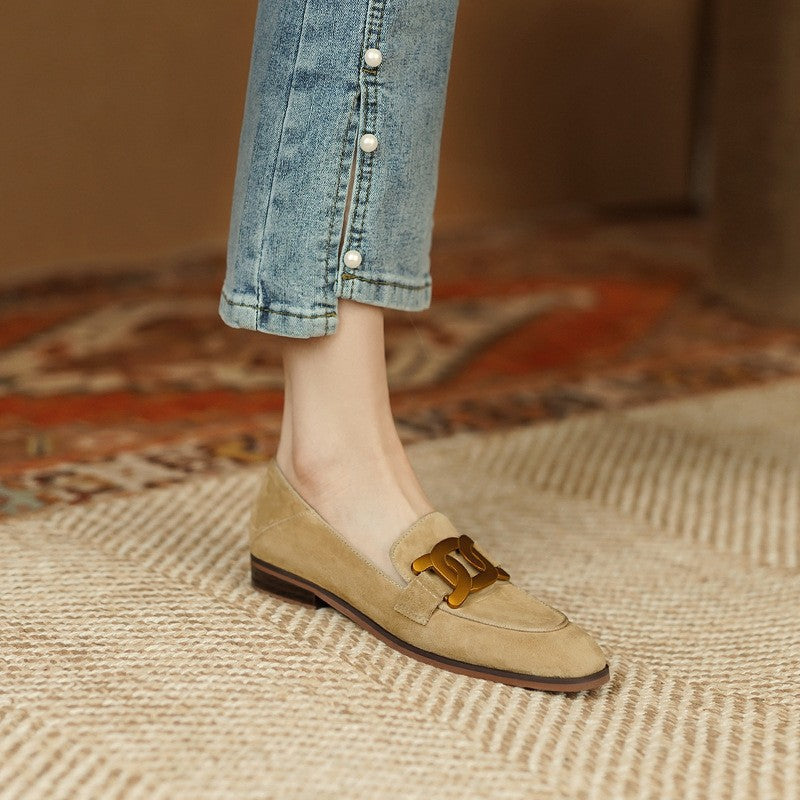 Suede Loafers